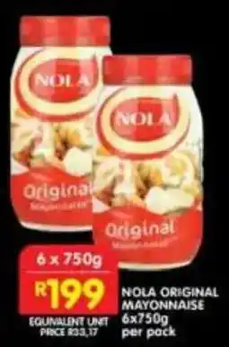 Shoprite Nola original mayonnaise offer