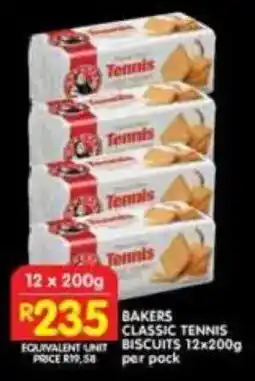 Shoprite Bakers classic tennis biscuits offer