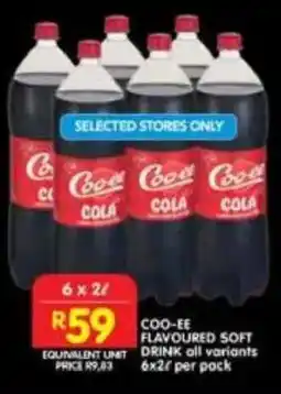 Shoprite Coo-ee flavoured soft drink offer