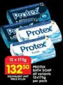 Shoprite Protex bath soap all variants offer