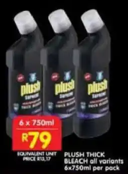 Shoprite Plush thick bleach all variants offer