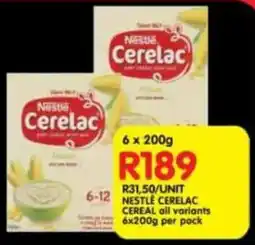 Shoprite Nestle cerelac cereal all variants offer