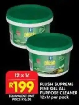 Shoprite Plush supreme pine gel all purpose cleaner offer