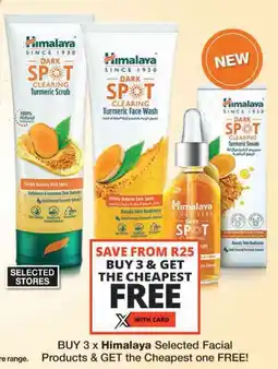 Checkers Himalaya Selected Facial Products offer