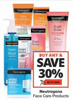 Checkers Neutrogena Face Care Products offer