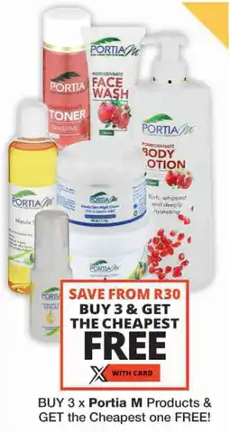 Checkers Portia M Products offer