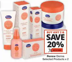 Checkers Renew Derma Selected Products offer
