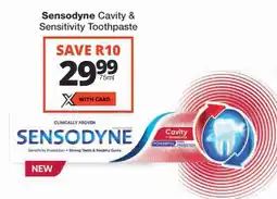 Checkers Sensodyne Cavity & Sensitivity Toothpaste offer