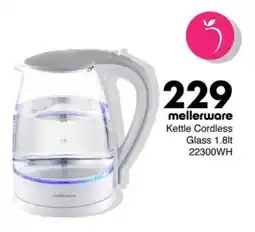 Save Hyper Mellerware Kettle Cordless Glass offer