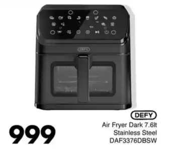 Save Hyper DEFY Air Fryer Dark Stainless Steel offer