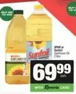 Spar SPAR or Sunfoil Sunflower Oil offer