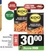 Spar Koo Baked Beans in Tomato Sauce offer