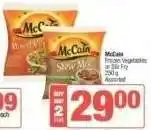 Spar McCain Frozen Vegetables or Stir Fry offer