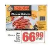 Spar Eskort Cheese or Bacon Griller offer