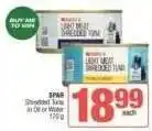 Spar SPAR Shredded Tuna in Oil or Water offer