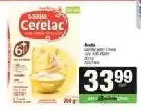 Spar Nestlé Cerelac Baby Cereal Just Add Water offer