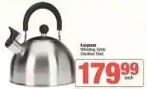 Spar Koopman Whistling Kettle offer