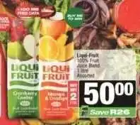 Spar Liqui Fruit 100 % Fruit Juice Blend offer