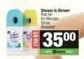 Spar Shower to Shower Roll On for Women offer