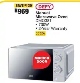 OK Furniture DEFY Manual Microwave Oven DMO381 offer