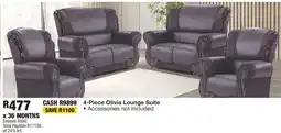 OK Furniture 4-Piece Olivia Lounge Suite offer