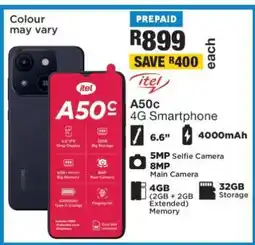 OK Furniture itel A50c 4G Smartphone offer