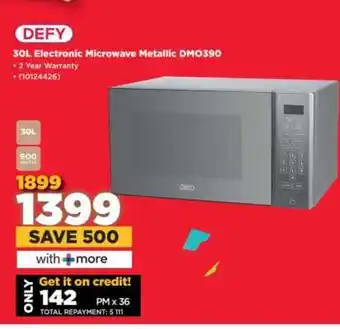 HiFi Corp DEFY 30L Electronic Microwave Metallic DMO390 offer