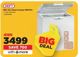 HiFi Corp DEFY 195L Eco Chest Freezer DMF470 offer