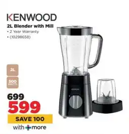 HiFi Corp KENWOOD 2L Blender with Mill offer