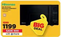HiFi Corp Hisense 28L Electronic Microwave H28MOBS17 offer