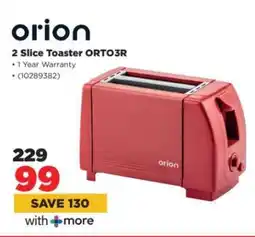 HiFi Corp orion 2 Slice Toaster ORT03R offer