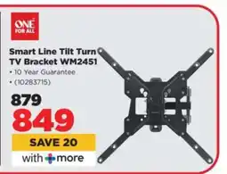 HiFi Corp Smart Line Tilt Turn TV Bracket WM2451 offer