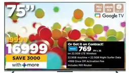 HiFi Corp 75'' Google TV offer