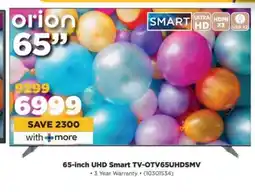 HiFi Corp 65-inch UHD Smart TV-OTV65UHDSMV offer