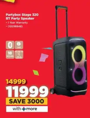 HiFi Corp Partybox Stage 320 BT Party Speaker offer