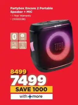 HiFi Corp Partybox Encore 2 Portable Speaker + MIC offer
