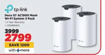 HiFi Corp tp-link Deco S7 AC1900 Mesh Wi-Fi System 3 Pack offer