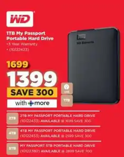 HiFi Corp 1TB My Passport Portable Hard Drive offer