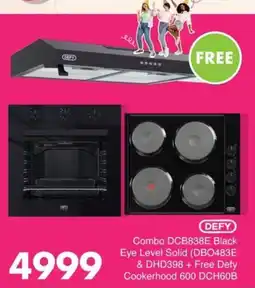 Save Hyper DEFY Combo DCB838E Black Eye Level Solid DBO483E & DHD398 offer