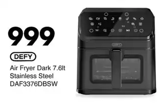 Save Hyper DEFY Air Fryer Dark Stainless Steel offer