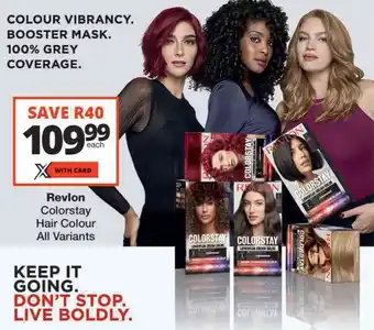 Checkers Revlon Colorstay Hair Colour All Variants offer