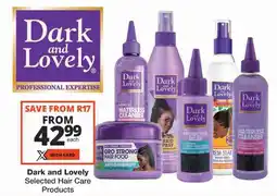 Checkers Dark and Lovely Selected Hair Care Products offer