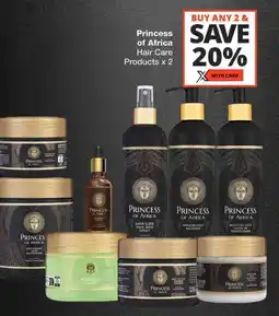 Checkers Princess of Africa Hair Care Products offer