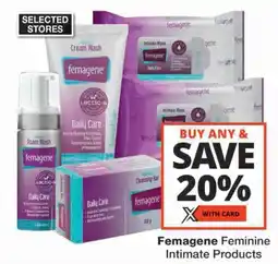 Checkers Femagene Feminine Intimate Products offer