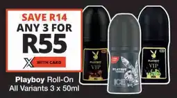 Checkers Playboy Roll-On All Variants offer