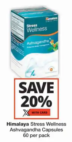 Checkers Himalaya Stress Wellness Ashvagandha Capsules offer