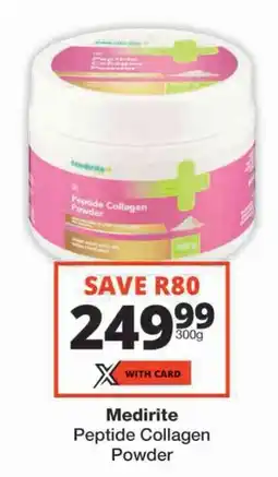 Checkers Medirite Peptide Collagen Powder offer