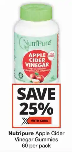 Checkers Nutripure Apple Cider Vinegar Gummies offer