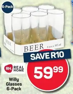 Pick n Pay Hypermarket REAL HOME Willy Glasses offer