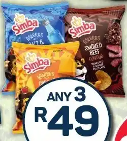 Pick n Pay Hypermarket Simba Potato Chips Assorted offer